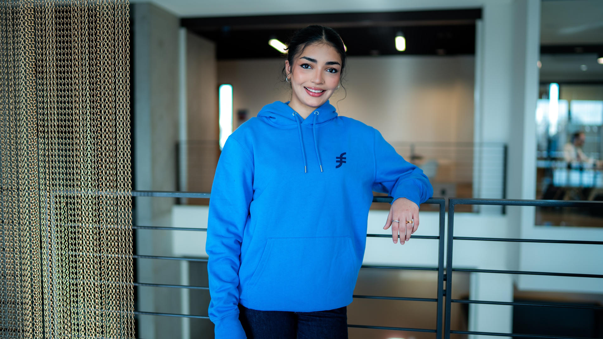 FS Hoodie Blau